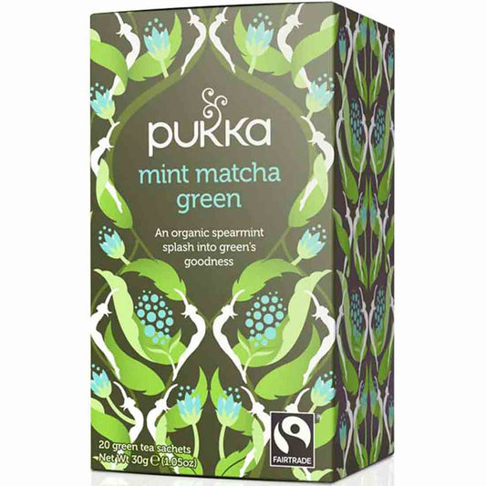 Pukka Herbs Mint Matcha Green Tea, 20 Tea Sachets