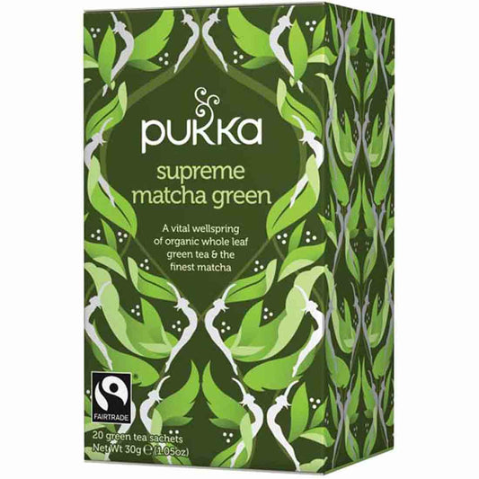 Pukka Herbs Supreme Matcha Green Tea, 20 Tea Sachets