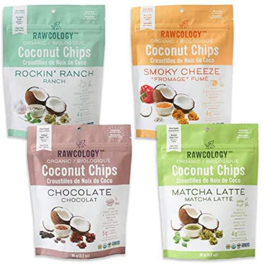 Rawcology Superfood Organic Coconut Chips, 70g