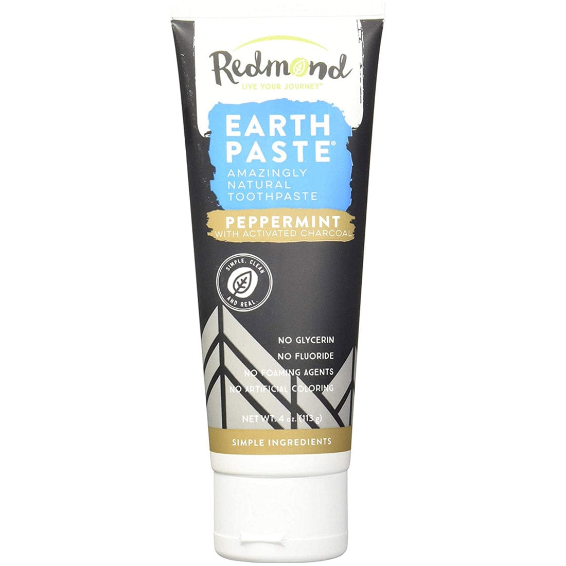 Redmond Earthpaste Toothpaste (No Foaming Agents), 113g