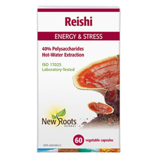 New Roots Reishi 500mg (Hot Water Extracted)
