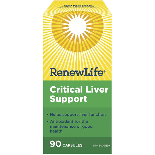 Renew Life Critical Liver Support, 90 Vegetable Capsules