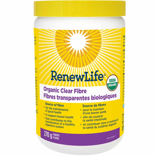 Renew Life Organic Clear Fibre (Prebiotic Fibre), 270g