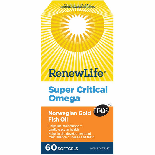 Renew Life Super Critical Omega, Norwegian Gold