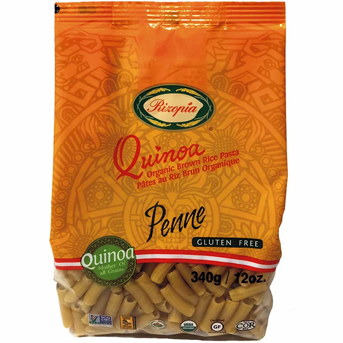 Rizopia Organic Quinoa Brown Rice Pasta, 340g