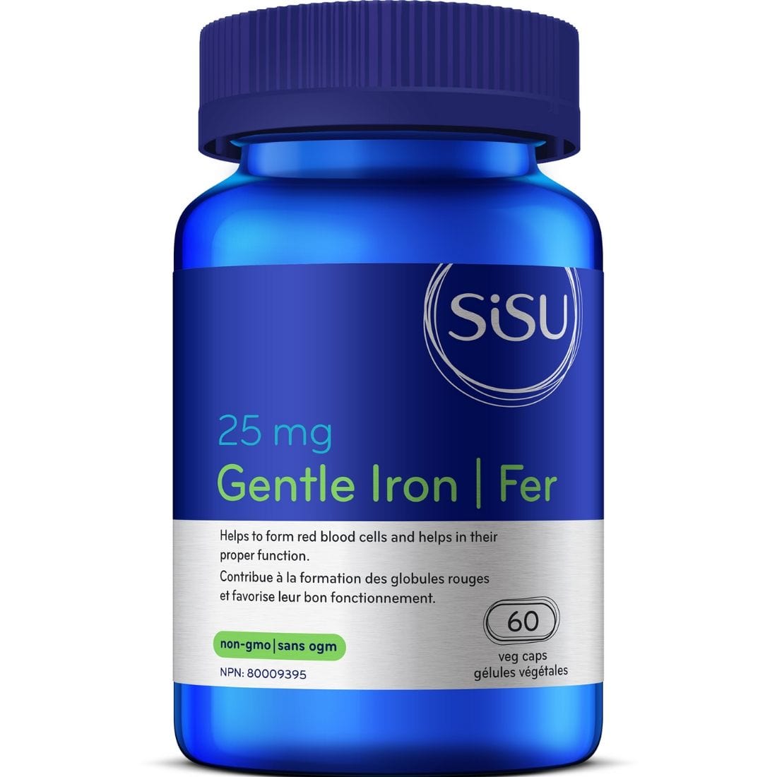 SISU Gentle Iron 25mg, 60 Veg Caps