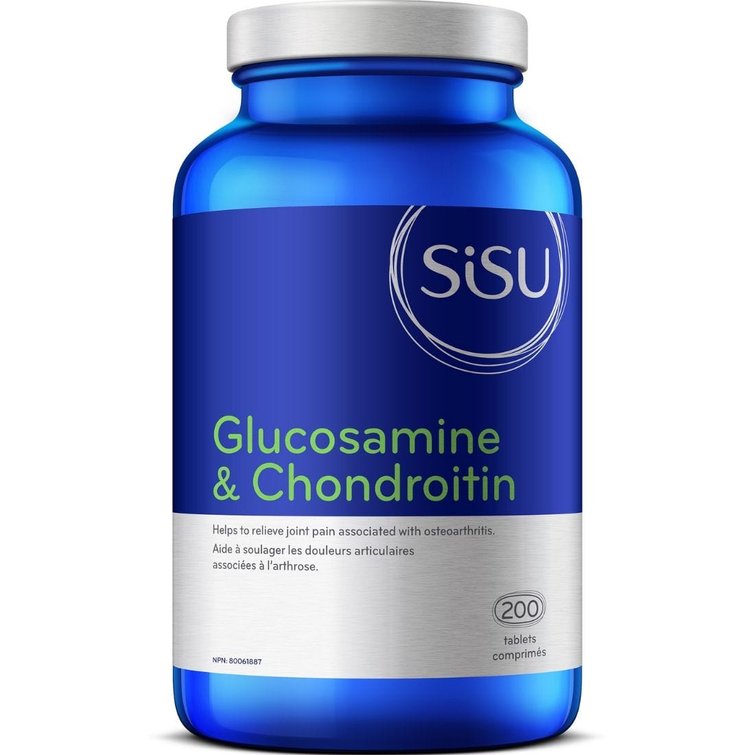 SISU Glucosamine and Chondroitin, 200 Tablets