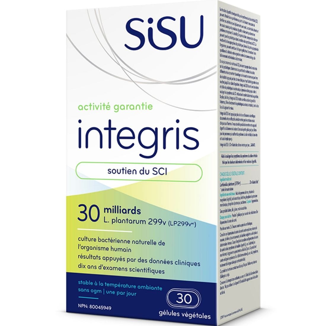 SISU Integris 30 Billion Probiotic, 30 Vcaps