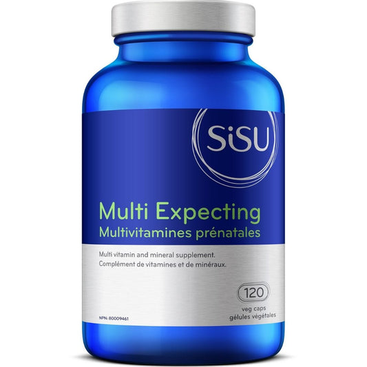SISU Multi Expecting Prenatal Multivitamin (Before, During and After Pregnancy and Breastfeeding), 120 Veg Caps