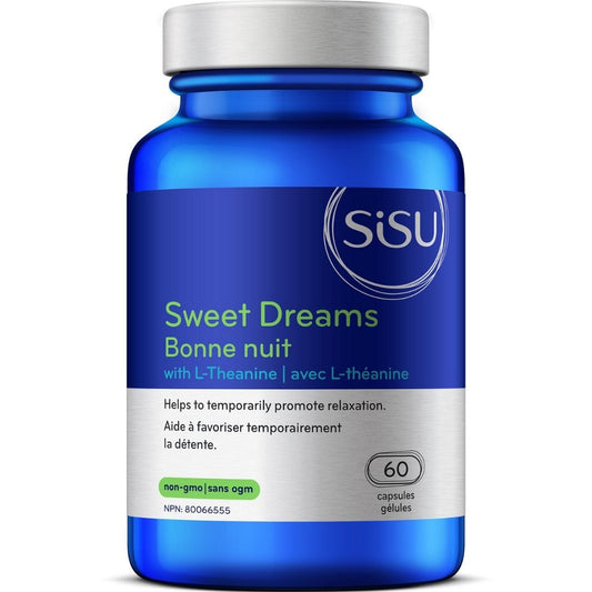 SISU Sweet Dreams with L-Theanine (Sleep and Relaxation Blend), 60 Capsules