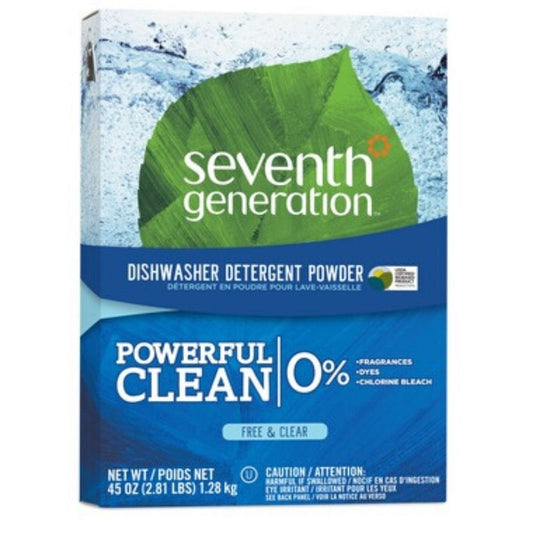 Seventh Generation Natural Auto Dishwasher Powder, Free and Clear (Fragrance Free), 2.81 lbs