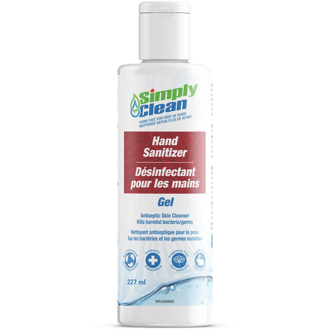 Simply Clean Hand Sanitizers (Liquid and Gel Options)