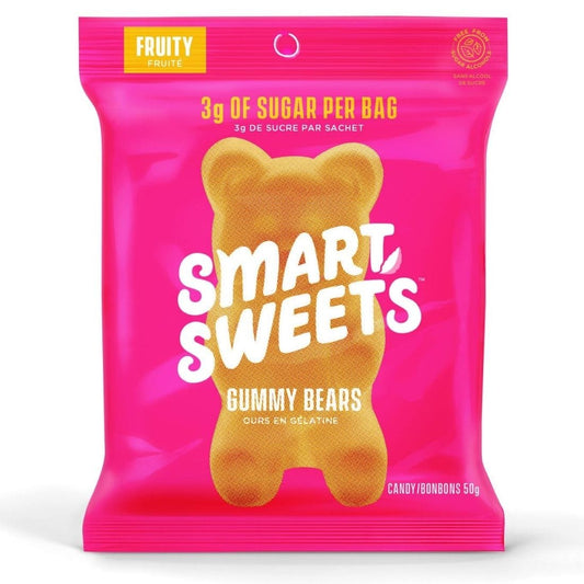 SmartSweets Fruity Gummy Bears, Low Sugar Naturally Sweetened