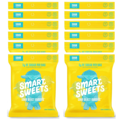 Smart Sweets Sour Blast Buddies, Low Sugar Naturally Sweetened