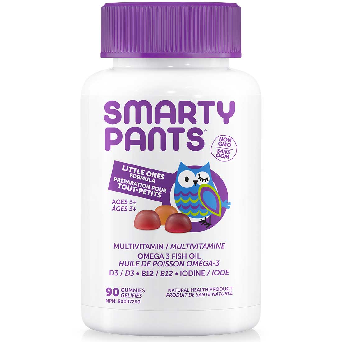 SmartyPants Little Ones Formula Toddler Multivitamin Gummies