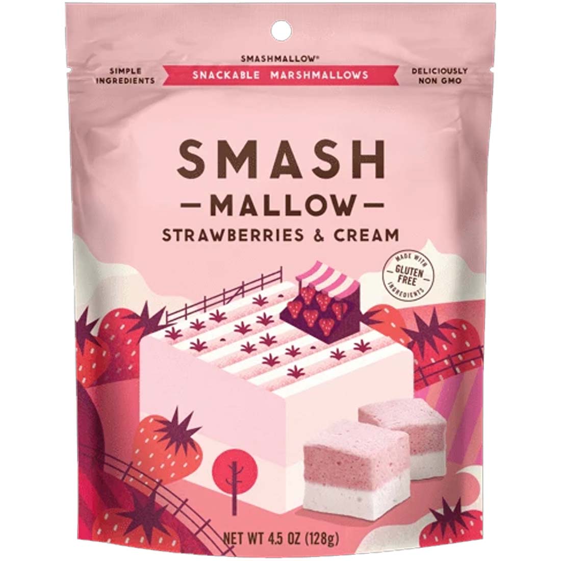 Smashmallow Strawberries & Cream (Gluten Free)