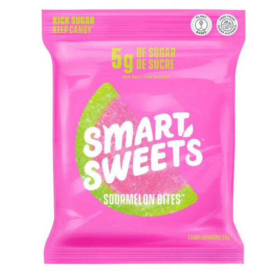 Smart Sweets Sourmelon Bites, Low Sugar Naturally Sweetened