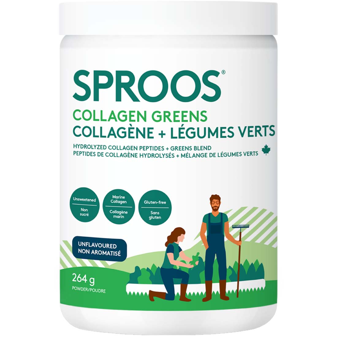 Sproos Collagen Greens, 264g