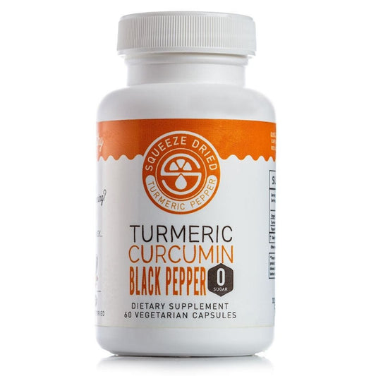 Squeeze Dried Turmeric Curcumin Pills, 60 Capsules