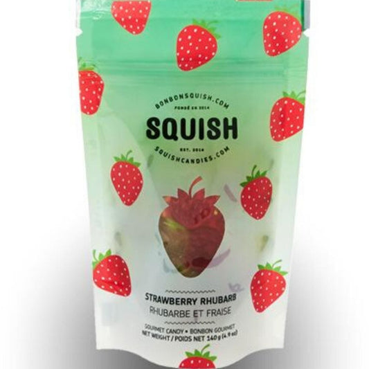 Squish Candies Strawberry Rhubarb, 120g