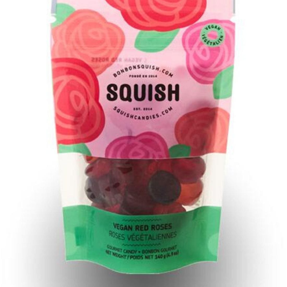 Squish Candies Red Roses (Vegan), 140g