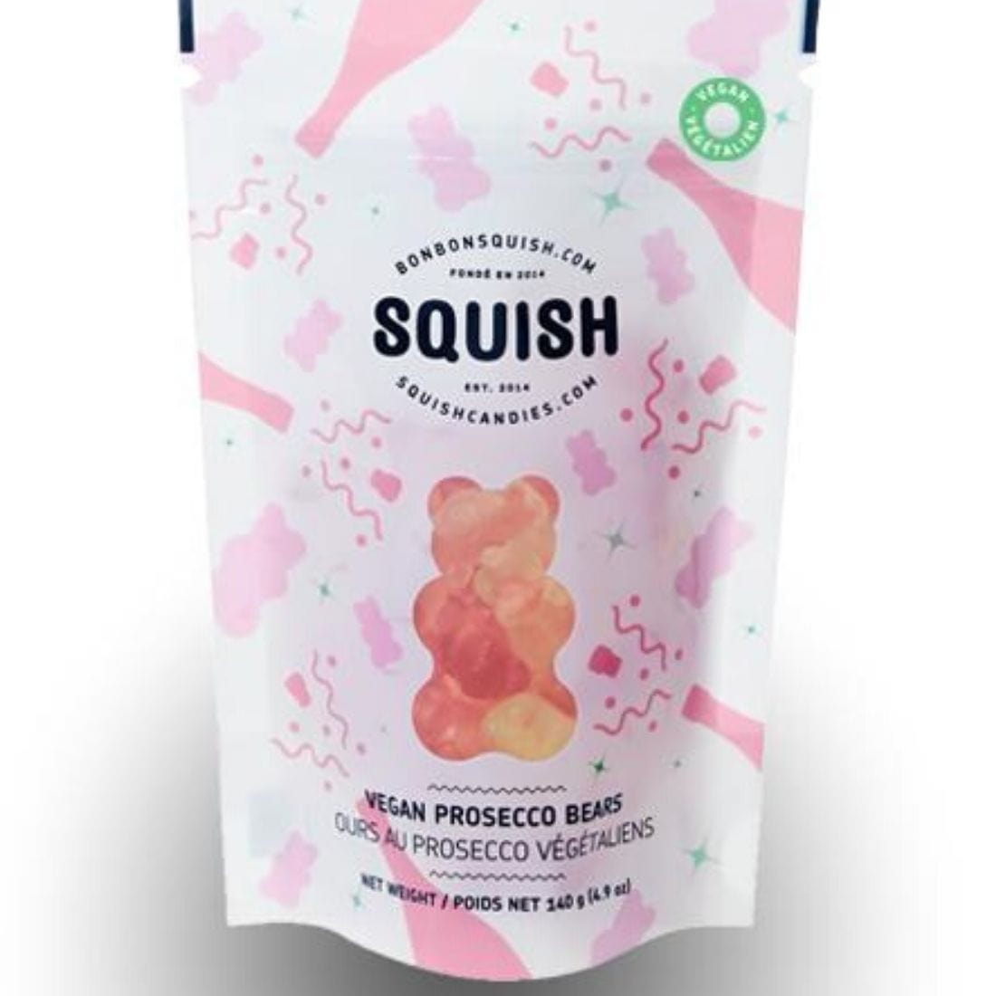 Squish Candies Sparkling Prosecco Bears (Vegan), 120g