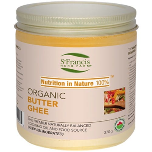 St. Francis Ghee, Organic Ghee (Clarified Butter), 370g - Refrigerated