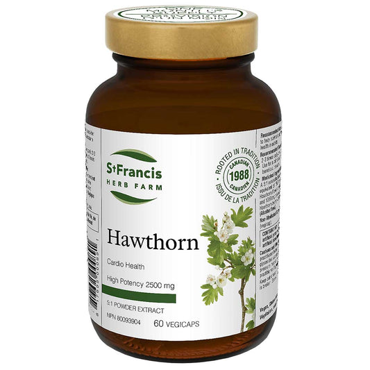 St. Francis Hawthorn 5:1 Extract, 60 Capsules
