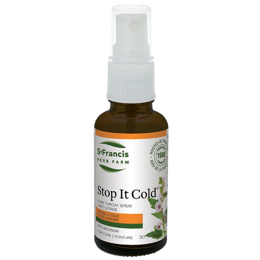 St. Francis Stop It Cold Throat Spray, 30ml