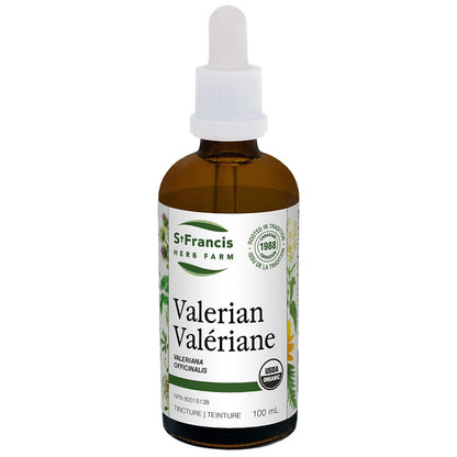 St. Francis Valerian Liquid, Supports Individuals with Insomnia, Anxiety, Restlessness and Sleeping Disorders
