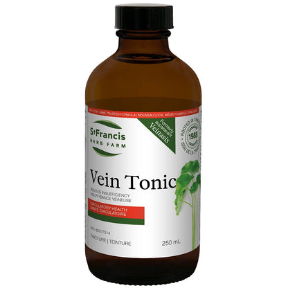 St. Francis Vein Tonic Liquid, For Varicose Veins, Chronic Venous Insufficiency and Overall Vein Health