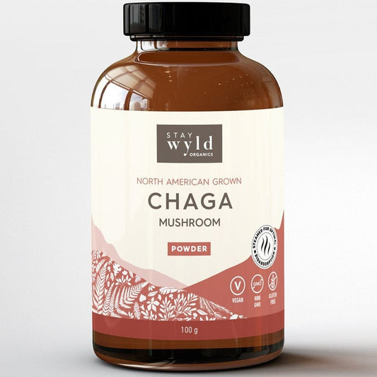 Stay Wyld Organics Chaga, 100g Powder