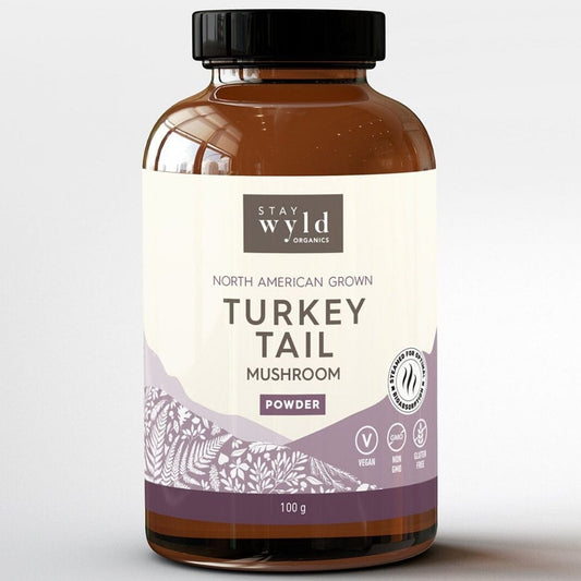 Stay Wyld Organics Turkey Tail (Immune System Support), 100g Powder