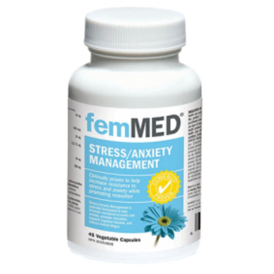 FemMED Stress & Anxiety Management, 45 Vegetable Capsules