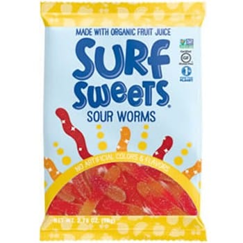 Surf Sweets Organic Sour Worms