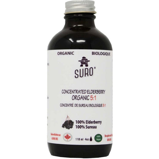 Suro Concentrated Elderberry Organic 5:1, 118ml