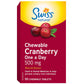 Swiss Natural Chewable Cranberry One a Day 500mg, 50 Chewable Tablets