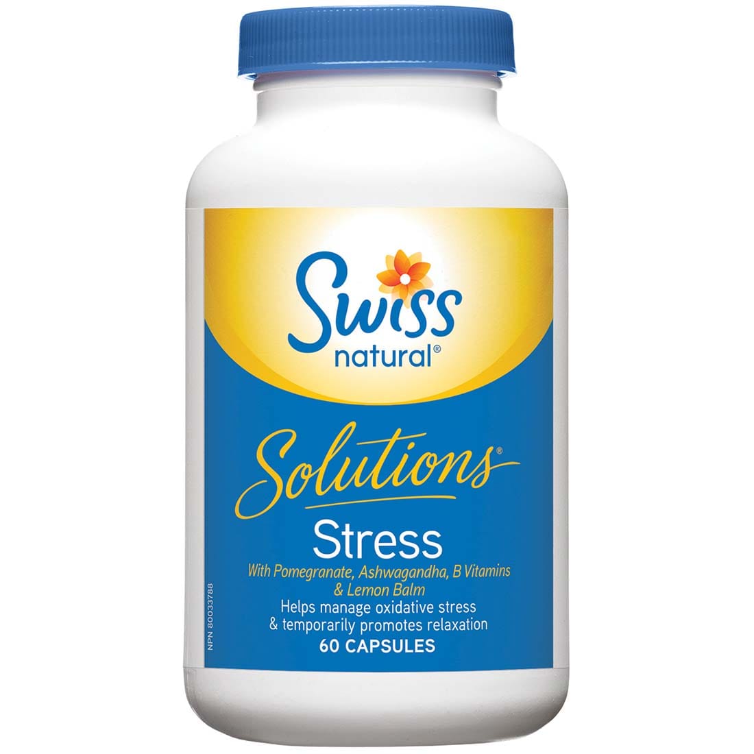 Swiss Natural Solutions Stress, 60 Caplets