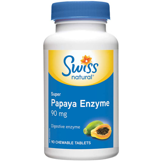 Swiss Natural Super Papaya Enzyme 90mg