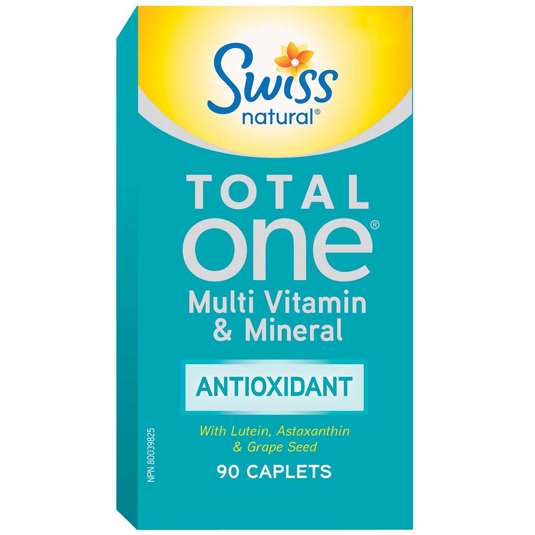 Swiss Natural Total One Multi Vitamin & Mineral Antioxidant, 90 Caplets