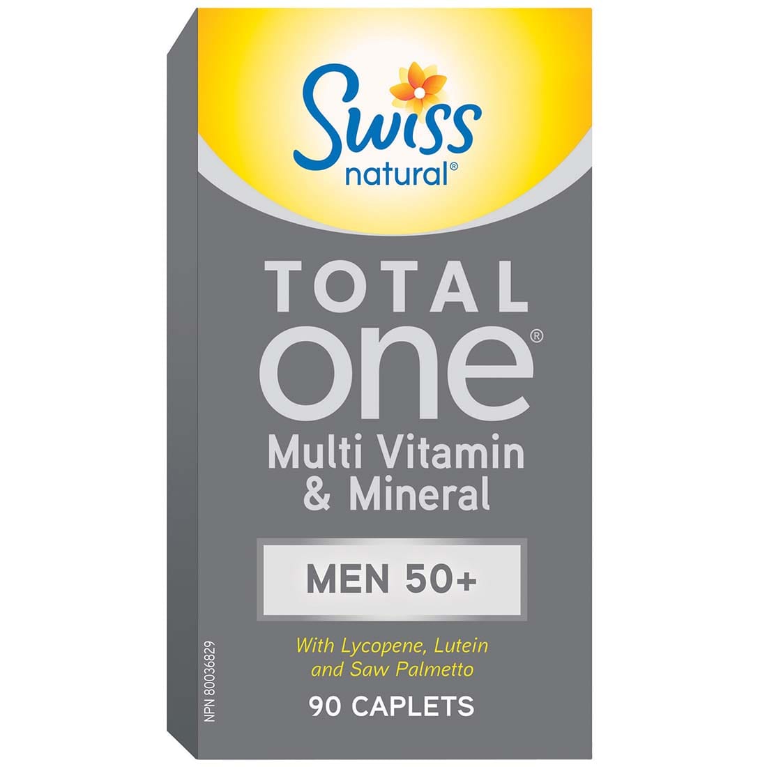 Swiss Natural Total One Multi Vitamin & Mineral Men 50+, 90 Caplets