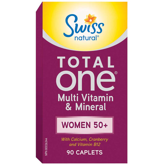 Swiss Natural Total One Multi Vitamin & Mineral Women 50+, 90 Caplets