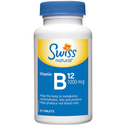 Swiss Natural Vitamin B12 1000mcg
