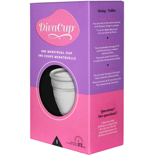 The DivaCup, Natural Menstrual Cup, 1 Unit