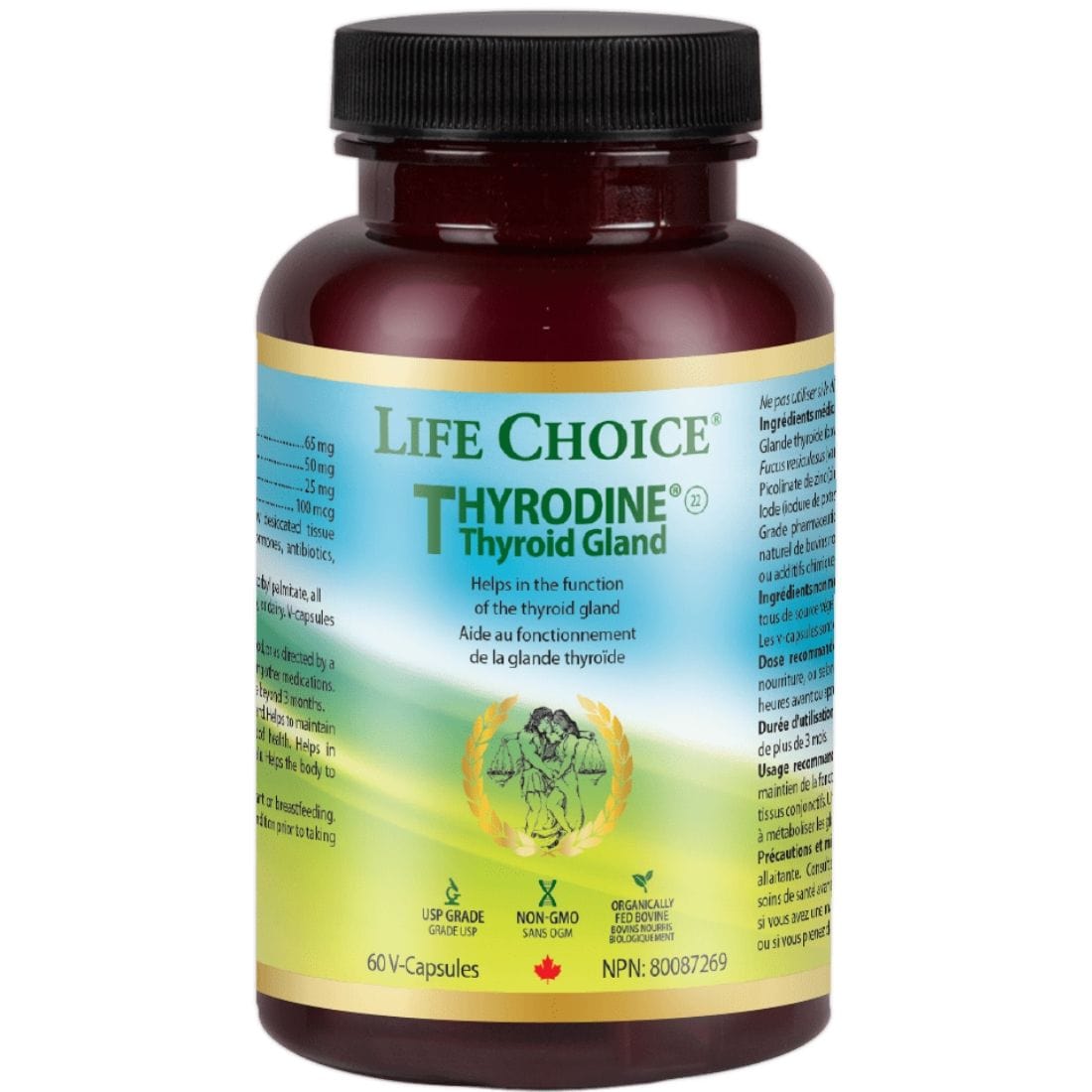 Life Choice Thyrodine Thyroid Glandular, 60 Capsules