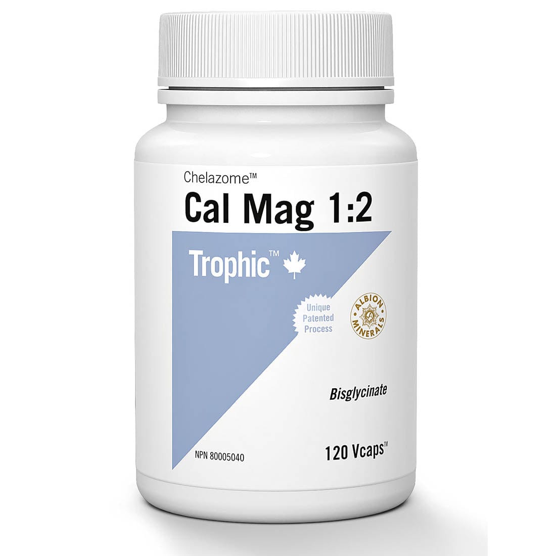 Trophic Cal-Mag 1:2 Chelazome, 120 Vcaps