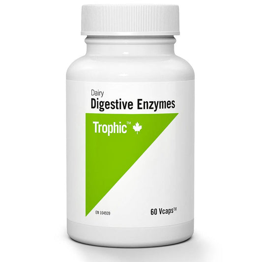 Trophic Digestive Enzymes for Dairy and Lactose, 60 Vcaps
