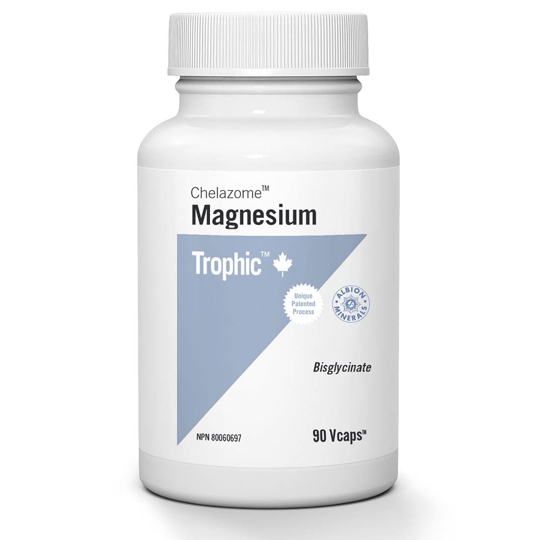 Trophic Magnesium Bisglycinate 100mg (Chelazome) Vcaps