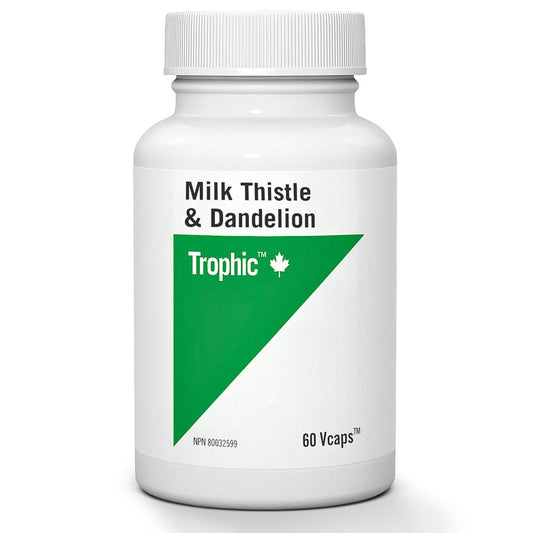 Trophic Milk Thistle & Dandelion, 60 Vcaps