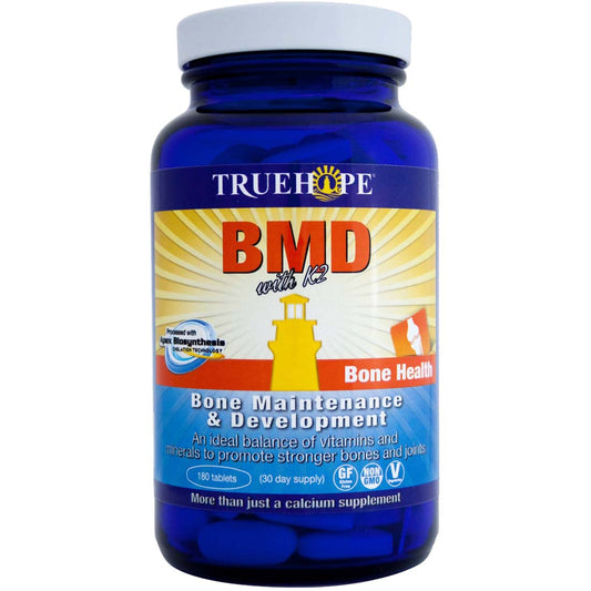 TrueHope BMD with K2 (Bone Mineral Developer), 180 Tablets